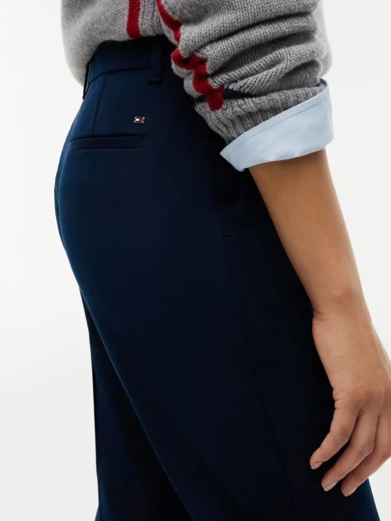Γυναικείο Παντελόνι Navy Μπλε Tommy Hilfiger WW0WW52293-C1G