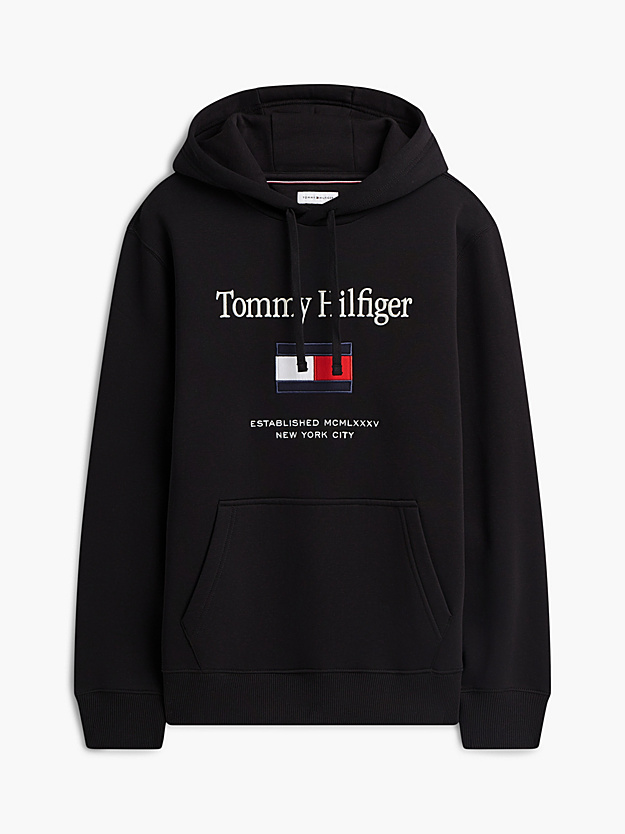 Ανδρικό Φούτερ Μαύρο Tommy Hilfiger MW0MW42735-BDS