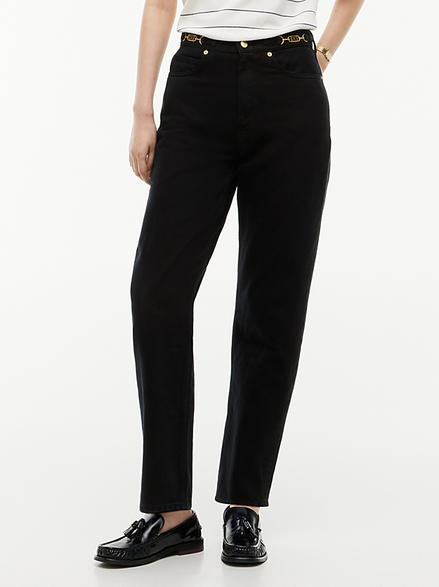 Γυναικείο Jackie Τζιν Μαύρο Tommy Hilfiger WW0WW51413-1BY