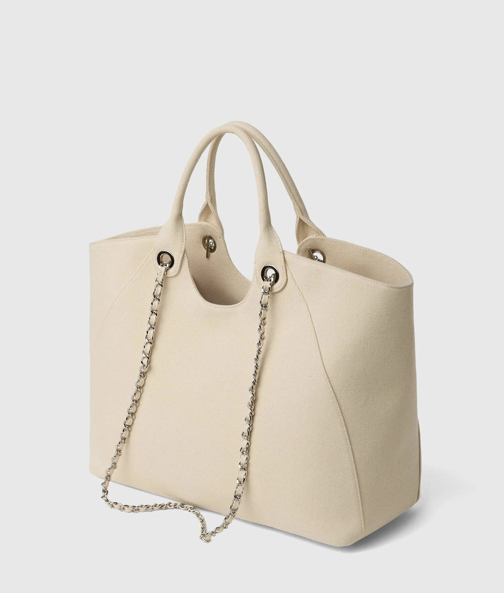 Γυναικεία K/RSG CHAIN SHOPPER Τσάντα Μπεζ Karl Lagerfeld B3W50068-106 Natural