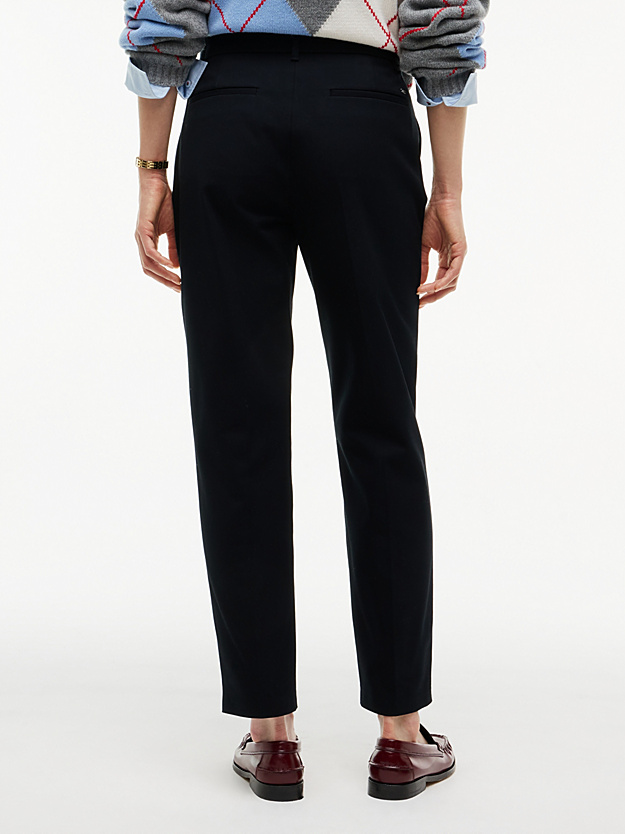 Γυναικείο Παντελόνι Μαύρο Tommy Hilfiger WW0WW52293-BDS