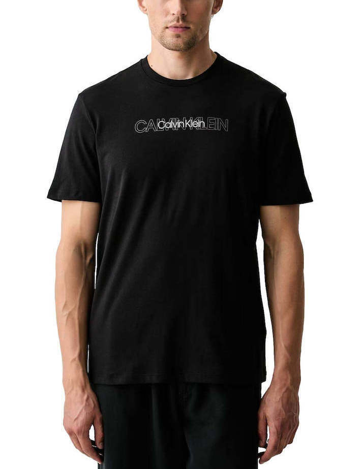 Ανδρικό T-shirt Μαύρο Calvin Klein LV04LH802G-UB1