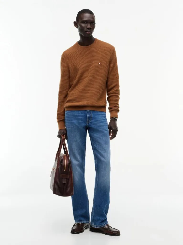 Ανδρικό Πουλόβερ Καφέ Tommy Hilfiger MW0MW44759-HID