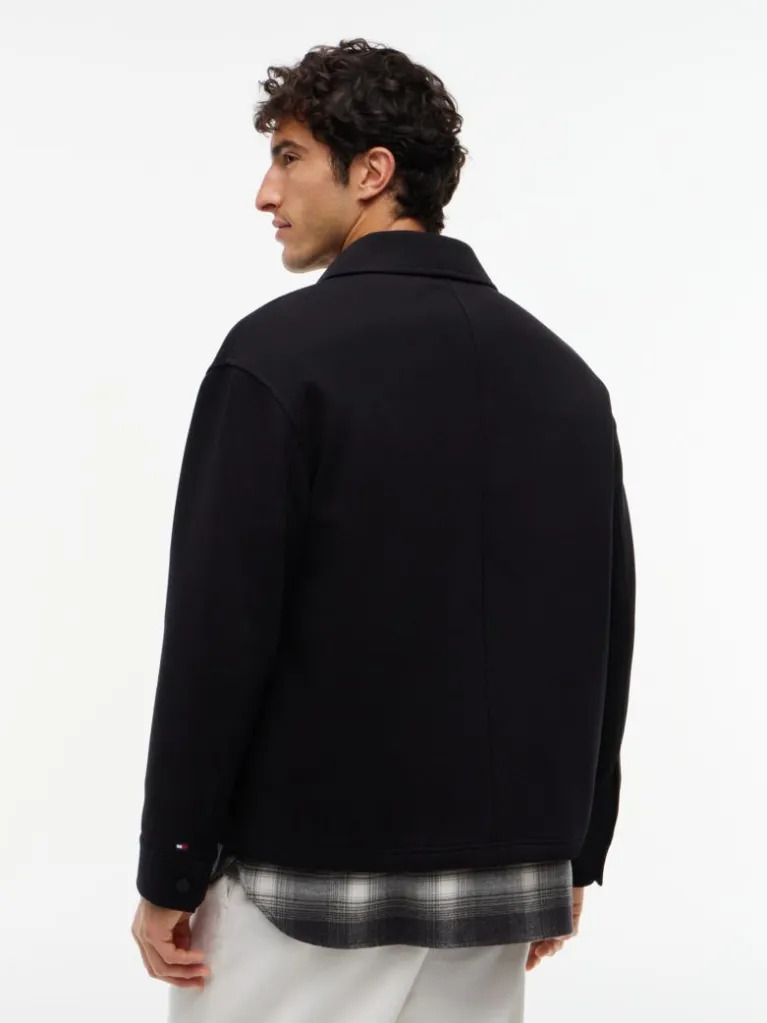 Ανδρικό Μπουφάν Μαύρο Tommy Hilfiger MW0MW44945-BDS