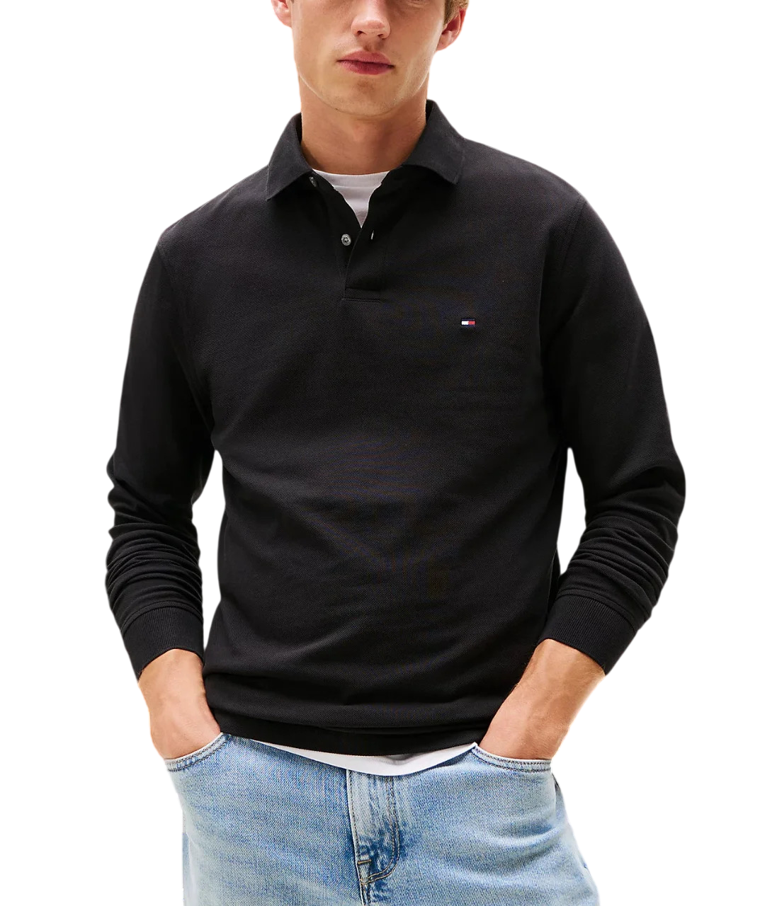 Ανδρικό 1985 Polo Μαύρο Tommy Hilfiger MW0MW20183-BDS