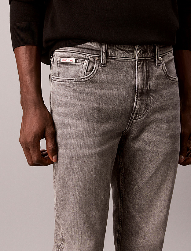 Ανδρικό Slim Τζιν Γκρι Calvin Klein LV04RH729G-85I
