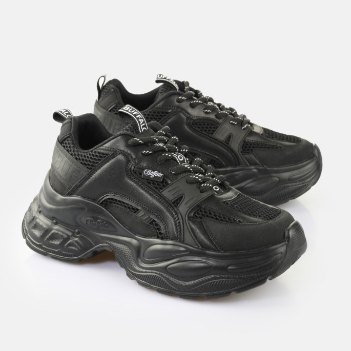 Γυναικεία Yuno Sneakers Μαύρα Buffalo BUF1636486-BLACK