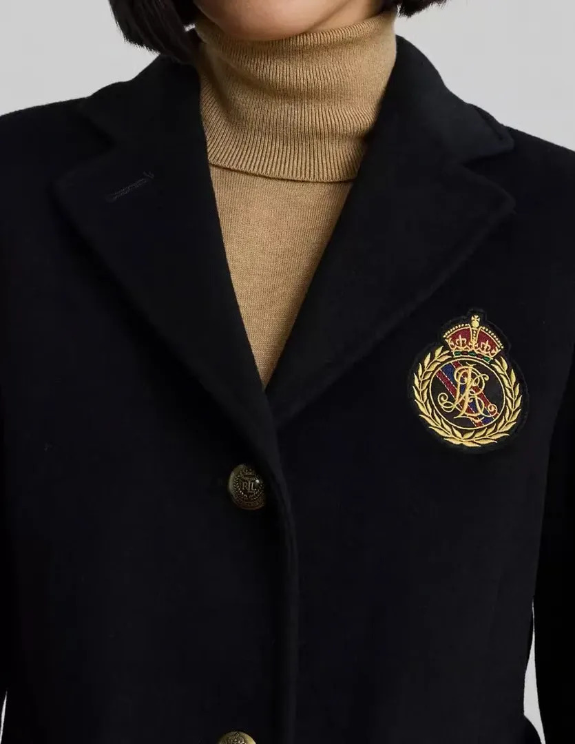 Γυναικείο Παλτό Navy Μπλε Ralph Lauren 297958509002-NAVY