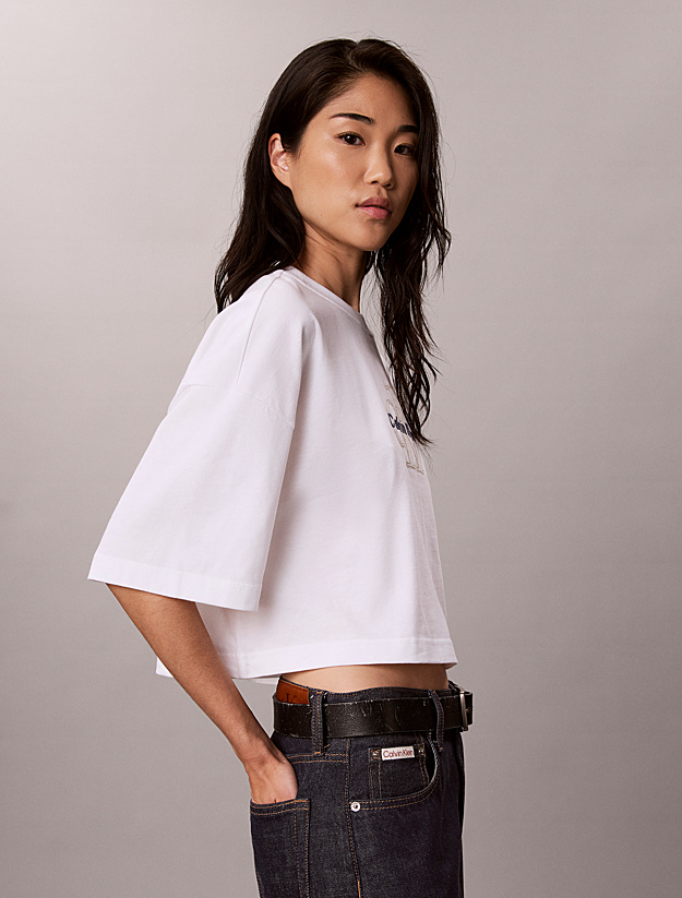 Γυναικείο T-shirt Λευκό Calvin Klein LV047H820G-YAF