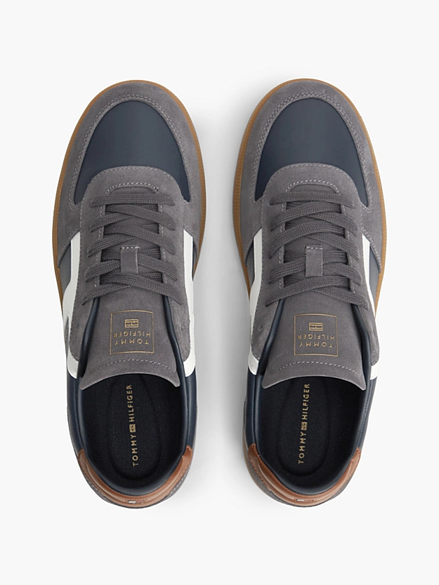 Ανδρικά Δερμάτινα TH Tribeca Sneakers Μπλε Tommy Hilfiger FM0FM06068-DW5