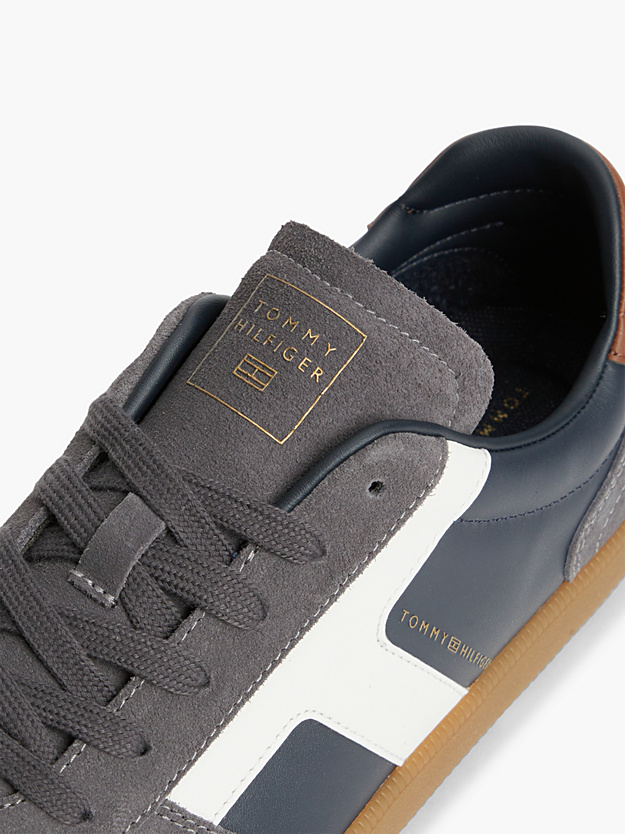 Ανδρικά Δερμάτινα TH Tribeca Sneakers Μπλε Tommy Hilfiger FM0FM06068-DW5