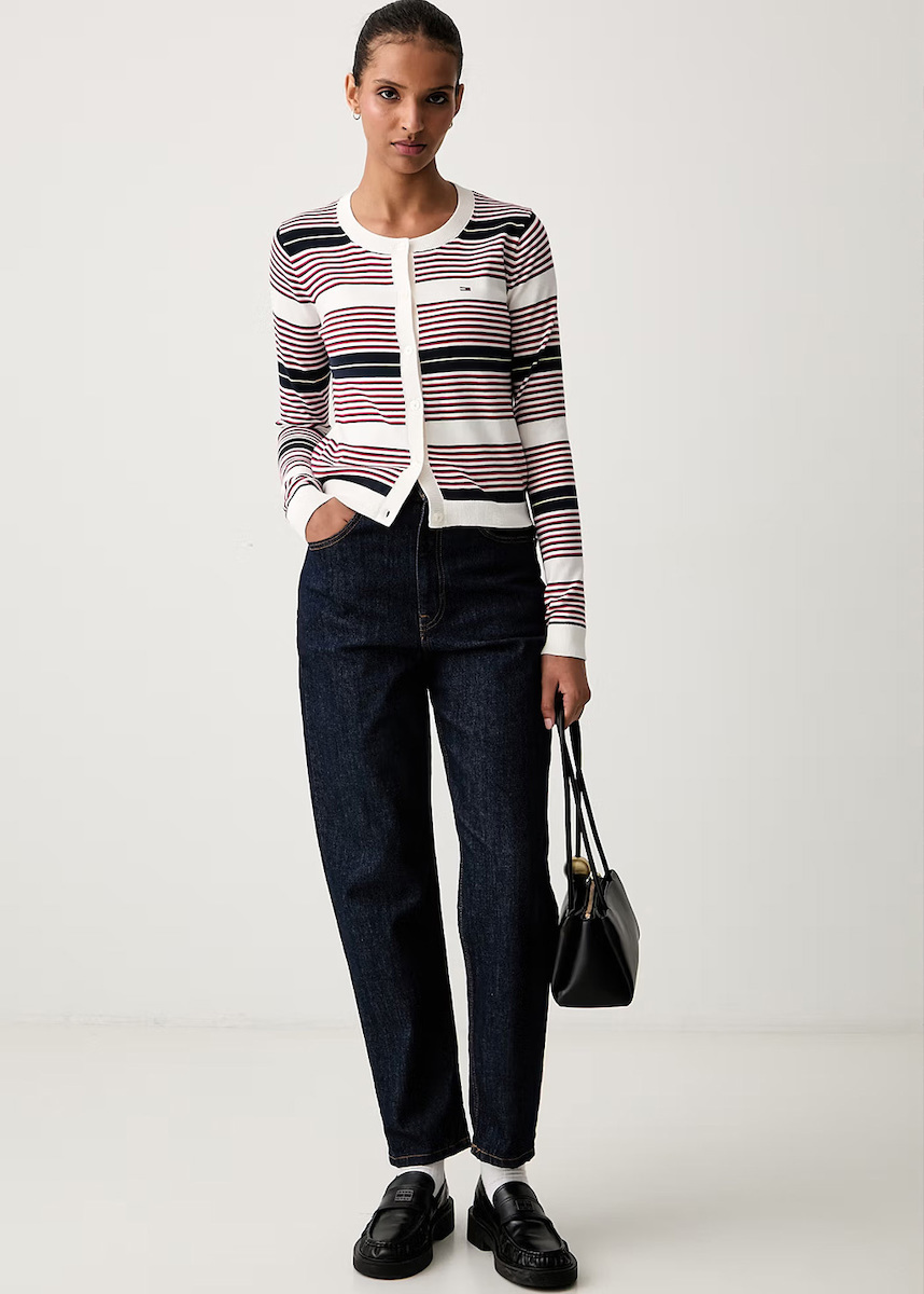 Γυναικείο 90's Mom Τζιν Navy Μπλε Tommy Jeans DW0DW23497-1BK