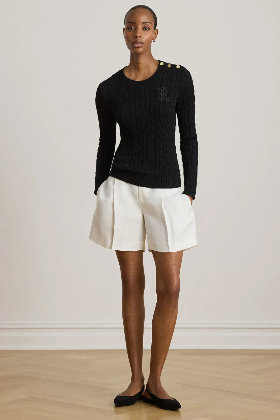 Γυναικείο Πουλόβερ Μαύρο Ralph Lauren 200P14039001-BLACK
