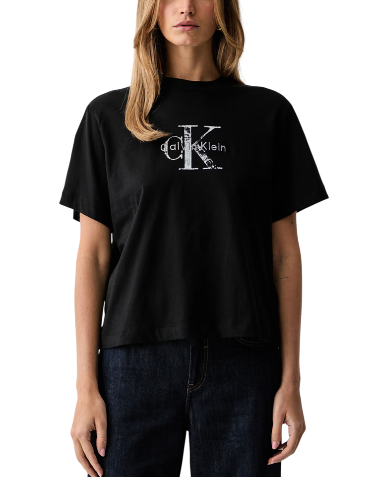 Γυναικείο T-shirt Μαύρο Calvin Klein LV047H802G-UB1