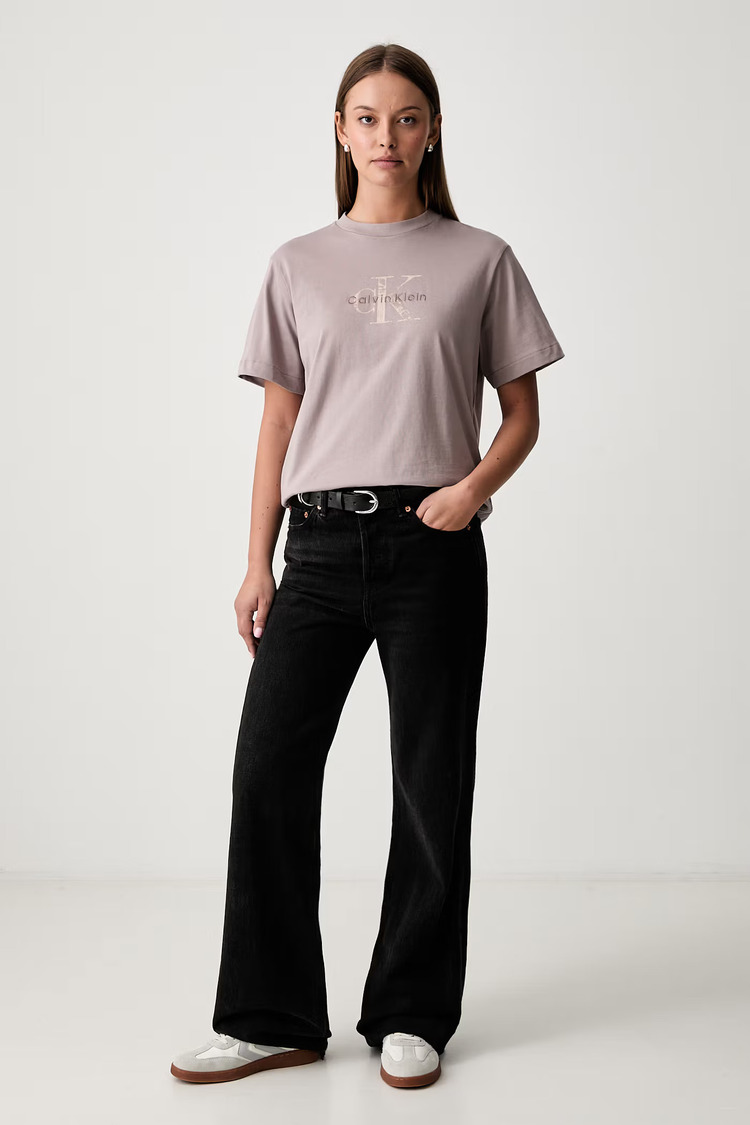 Γυναικείο T-shirt Λιλά Calvin Klein LV047H802G-8WX