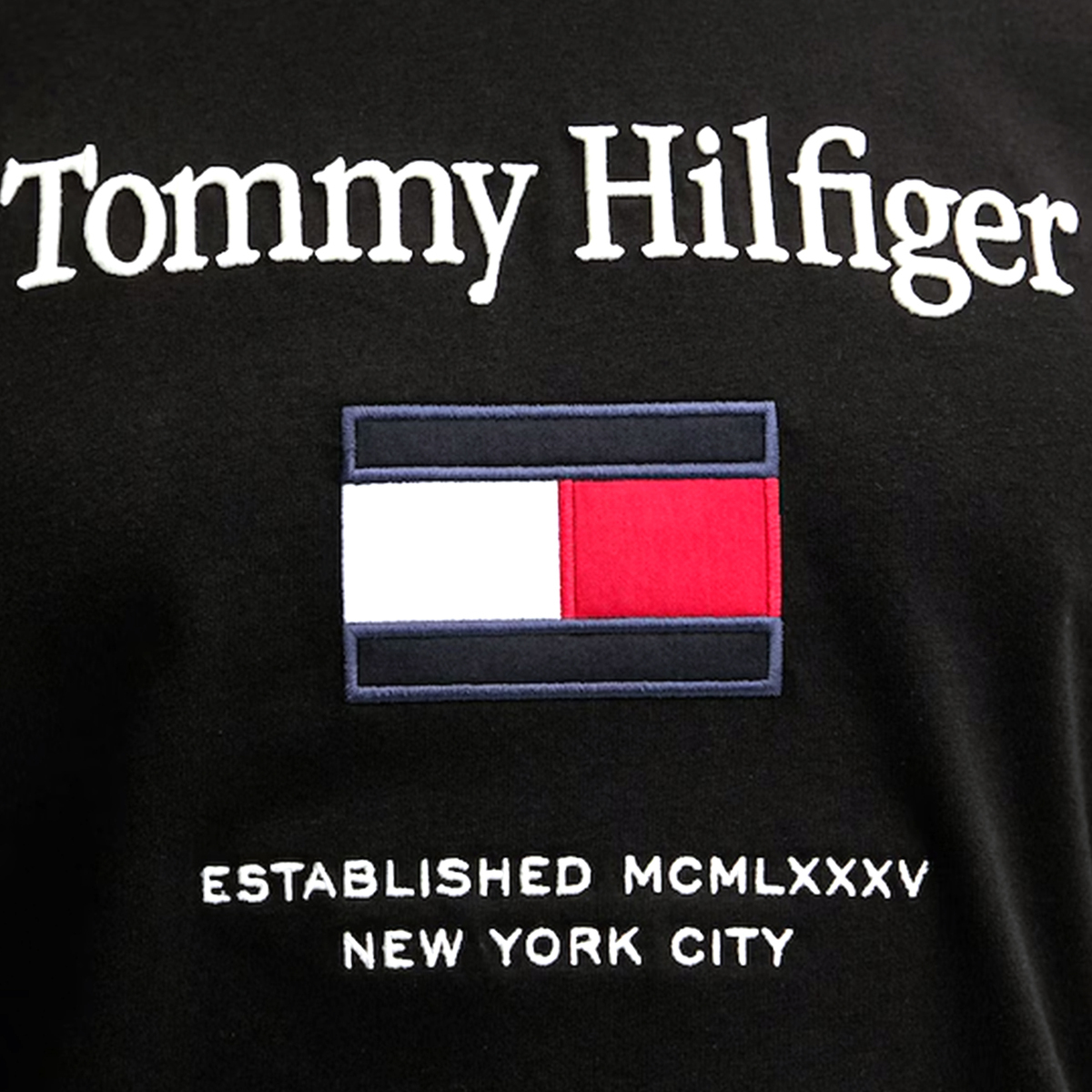 Ανδρικό T-shirt Μαύρο Tommy Hilfiger MW0MW42736-BDS