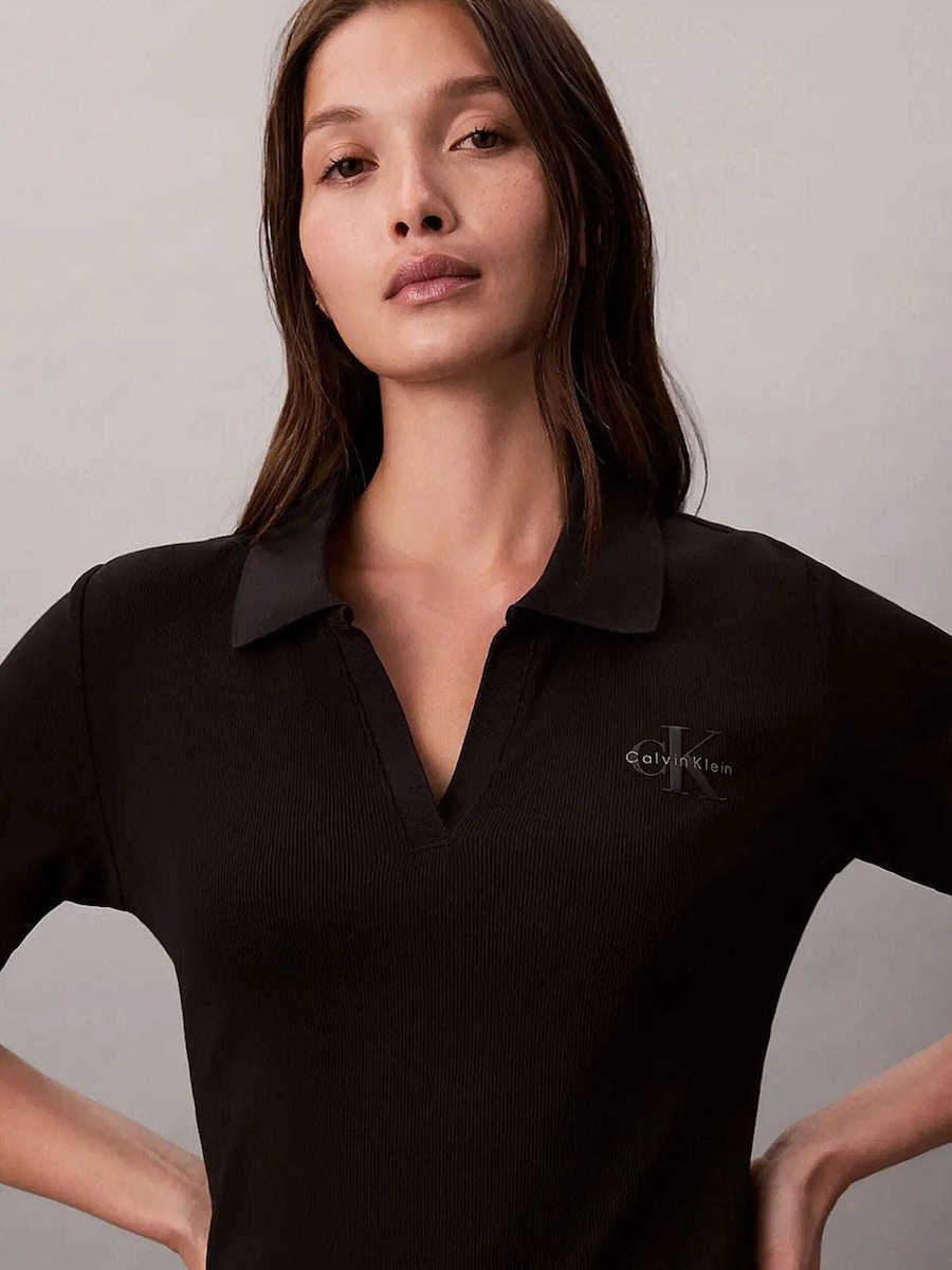 Γυναικείο Μακρυμάνικο Φόρεμα Μαύρο Calvin Klein LV047H319G-UB1