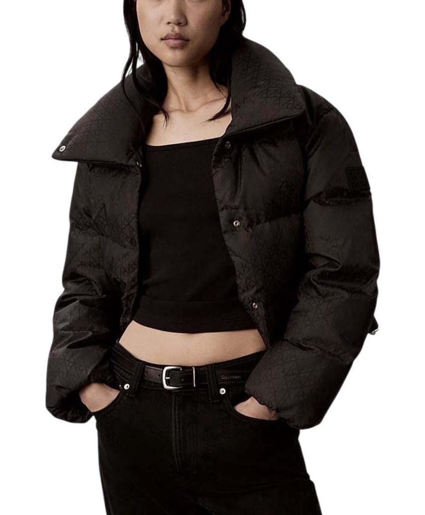 Γυναικείο Μπουφάν Μαύρο Calvin Klein LV047H521G-UB1