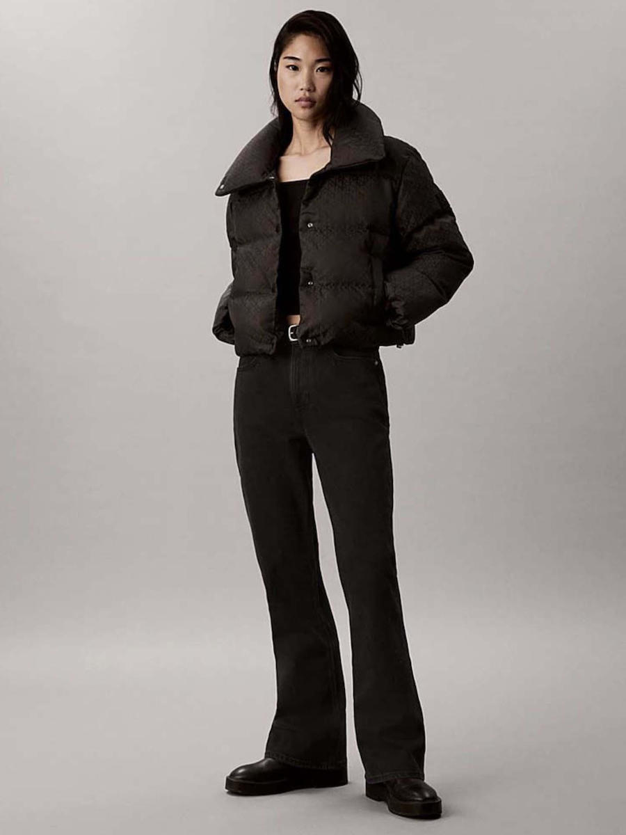 Γυναικείο Μπουφάν Μαύρο Calvin Klein LV047H521G-UB1