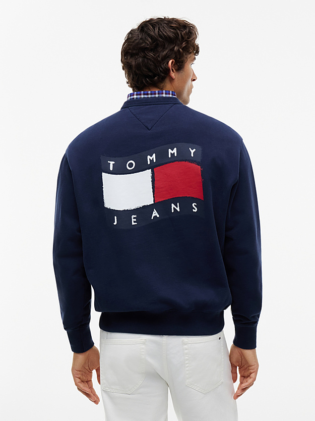 Ανδρικό Φούτερ Navy Μπλε Tommy Jeans DM0DM23590-C1G
