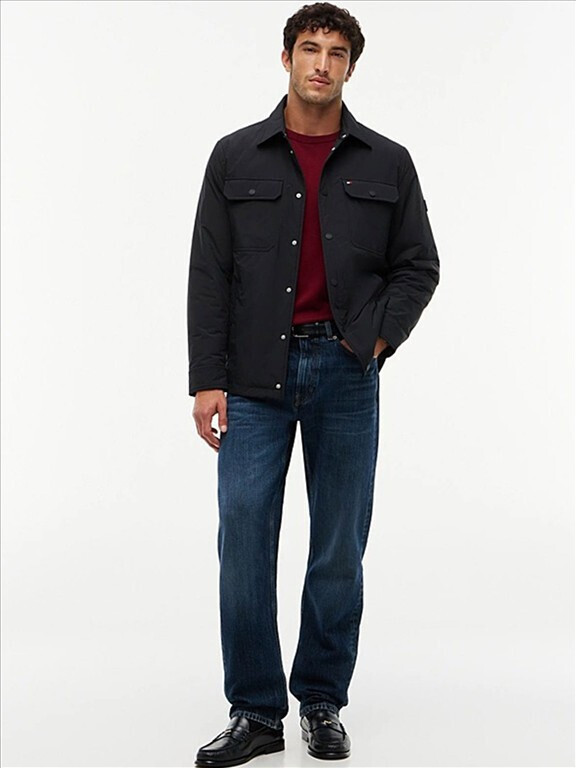 Ανδρικό Μπουφάν Μαύρο Tommy Hilfiger MW0MW44767-BDS