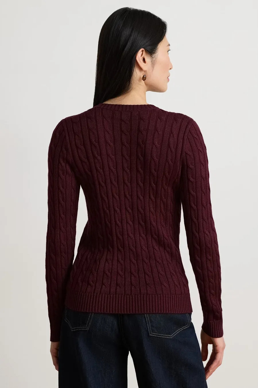 Γυναικείο Πουλόβερ Μπορντό Ralph Lauren 200P14039503