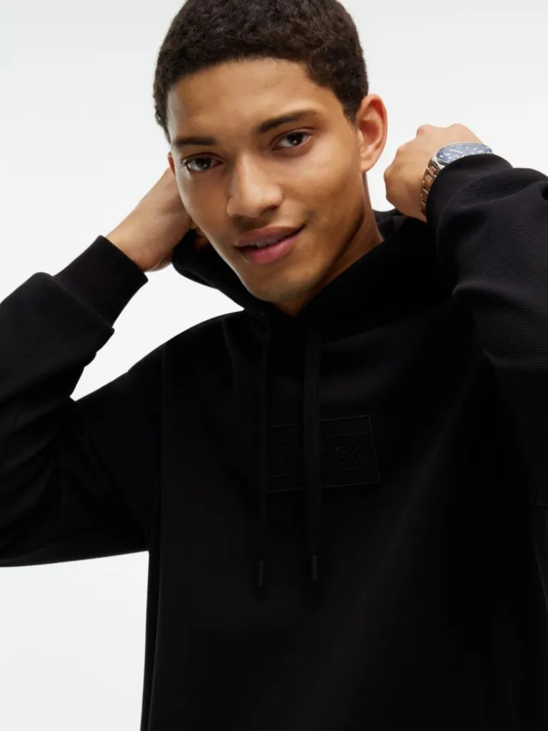 Ανδρικό Φούτερ Μαύρο Tommy Hilfiger MW0MW44967-BDS