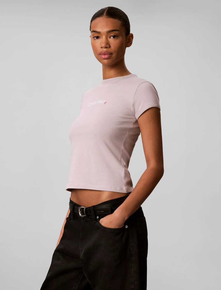 Γυναικείο T-shirt Ροζ Calvin Klein LV047H835G-QCF