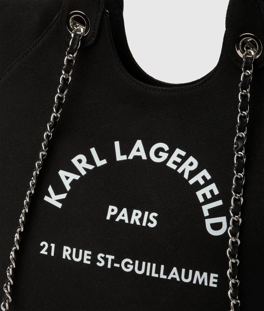Γυναικεία K/RSG CHAIN SHOPPER Τσάντα Μαύρη Karl Lagerfeld B3W50068-999 Black