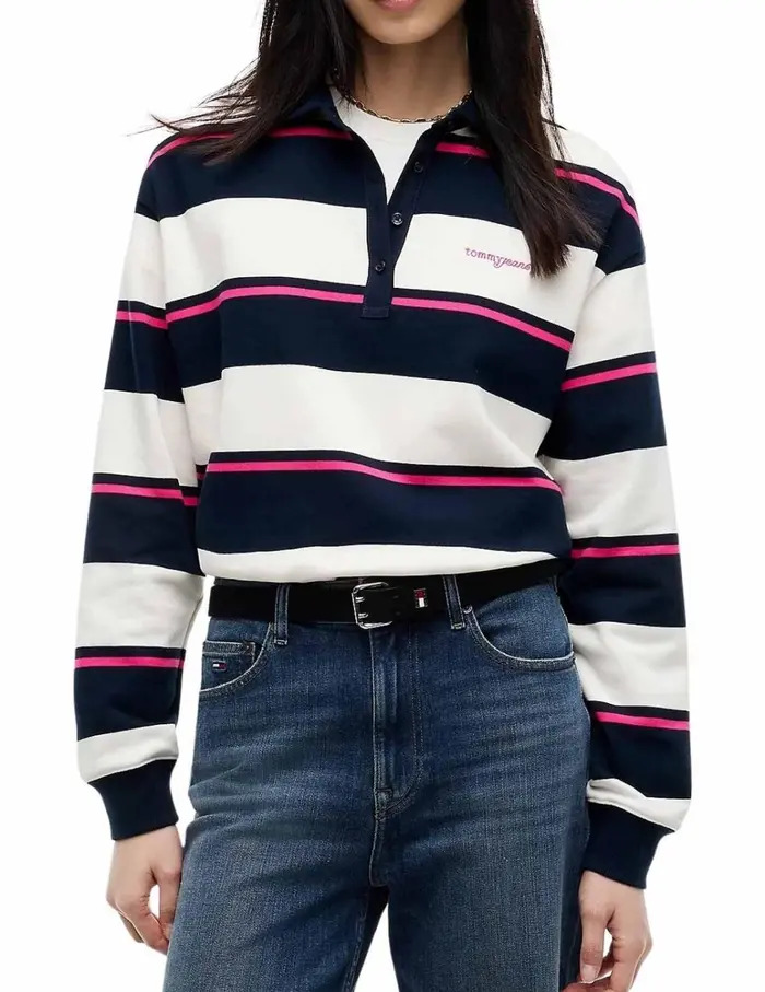 Γυναικεία Μακρυμάνικη Polo Μπλούζα Tommy Jeans DW0DW23303-0FD