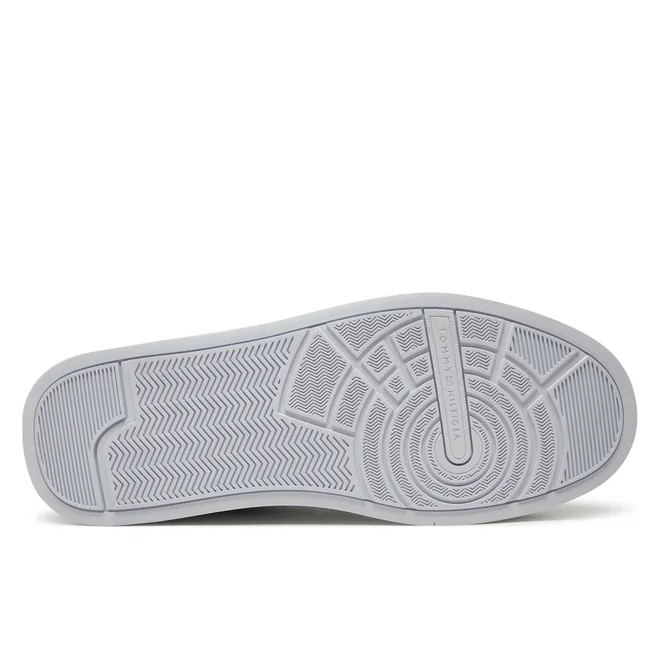 Ανδρικά Δερμάτινα Sneakers Navy Μπλε Tommy Hilfiger FM0FM05367-DW5