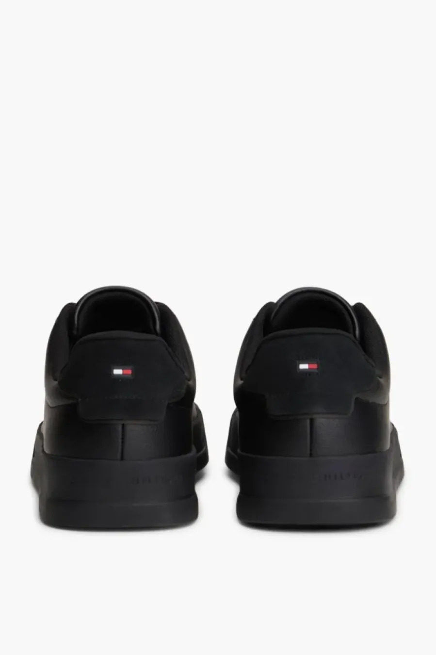 Ανδρικά Δερμάτινα Sneakers Μαύρα Tommy Hilfiger FM0FM05367-0GJ