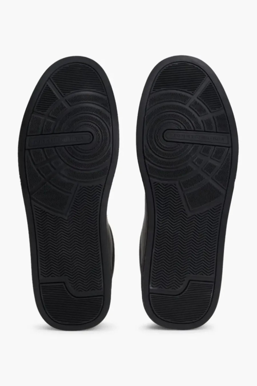 Ανδρικά Δερμάτινα Sneakers Μαύρα Tommy Hilfiger FM0FM05367-0GJ