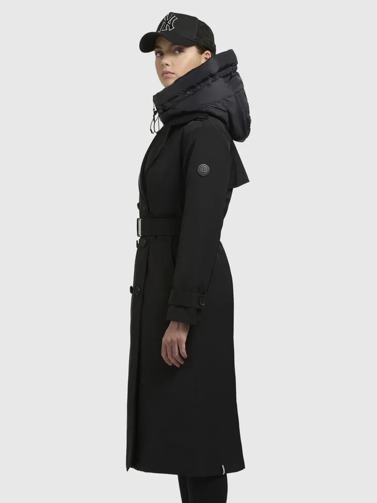 Γυναικεία Elena 3 Καπαρντίνα Μαύρη Khujo KJ1118CO263-200 BLACK