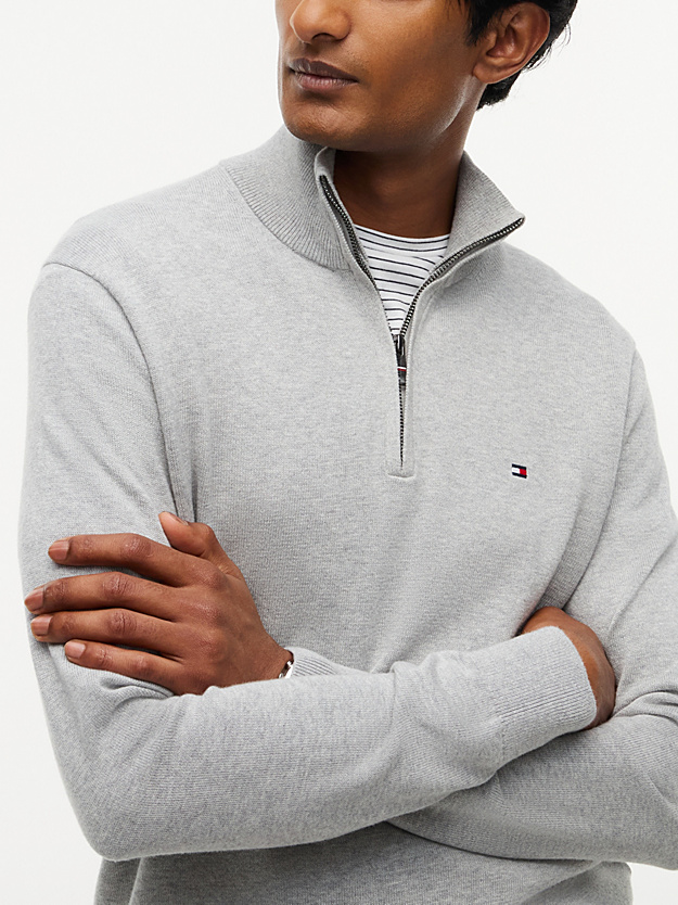 Ανδρικό Πουλόβερ Γκρι Tommy Hilfiger MW0MW28049-P01