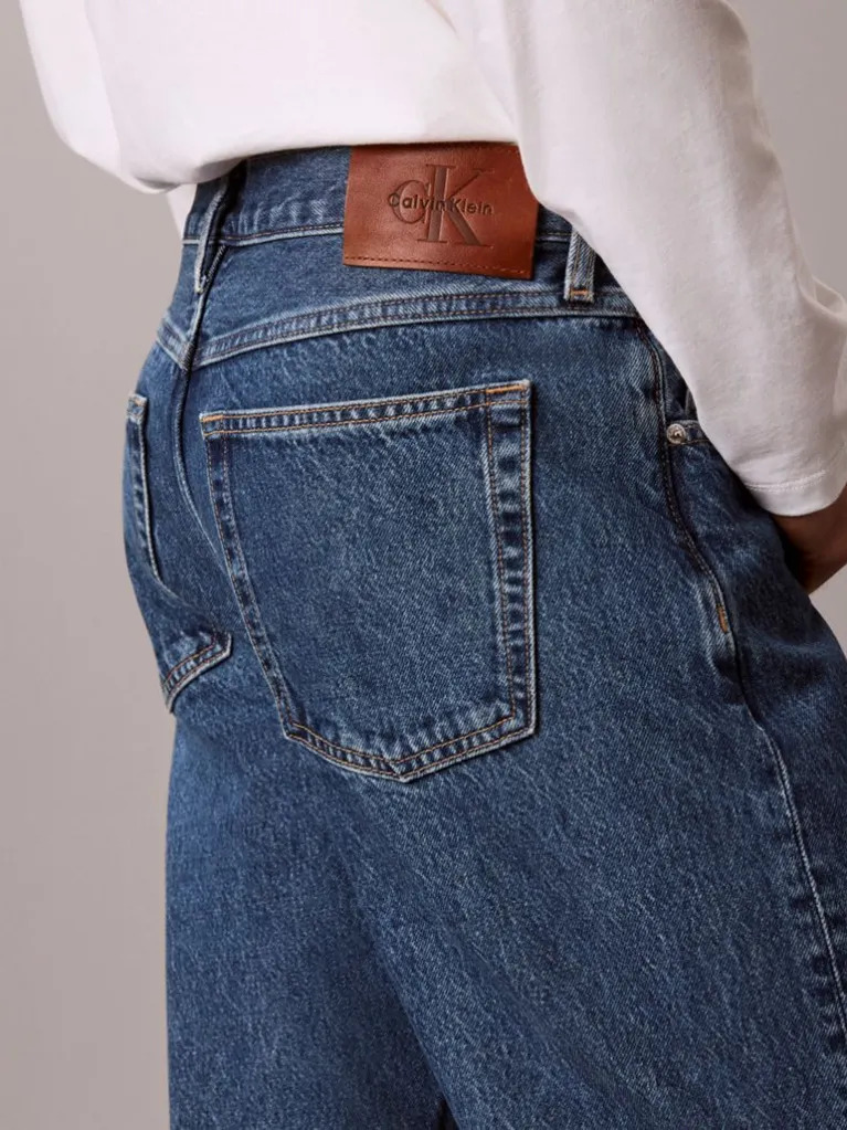 Ανδρικό 90s Straight Τζιν Μπλε Calvin Klein LV04RH700G-7IB