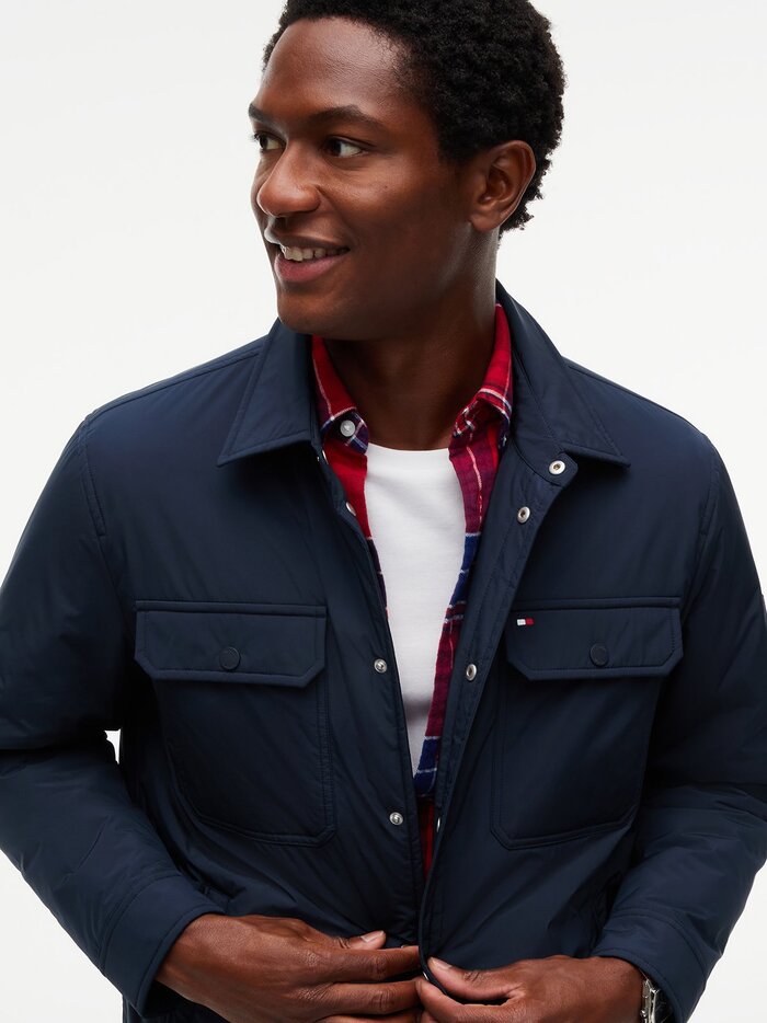 Ανδρικό Μπουφάν Navy Μπλε Tommy Hilfiger MW0MW44767-DW5