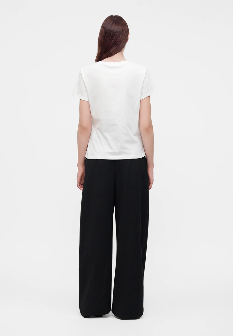 Γυναικείο T-shirt Λευκό Karl Lagerfeld B4W17038-100 White