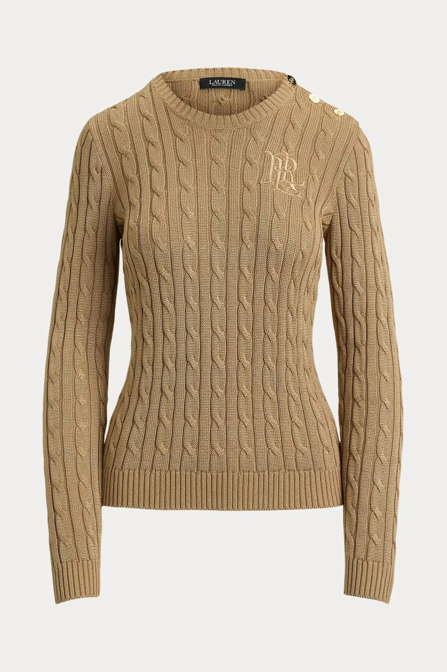 Γυναικείο Πουλόβερ Καμηλό Ralph Lauren 200P14039500-CAMEL