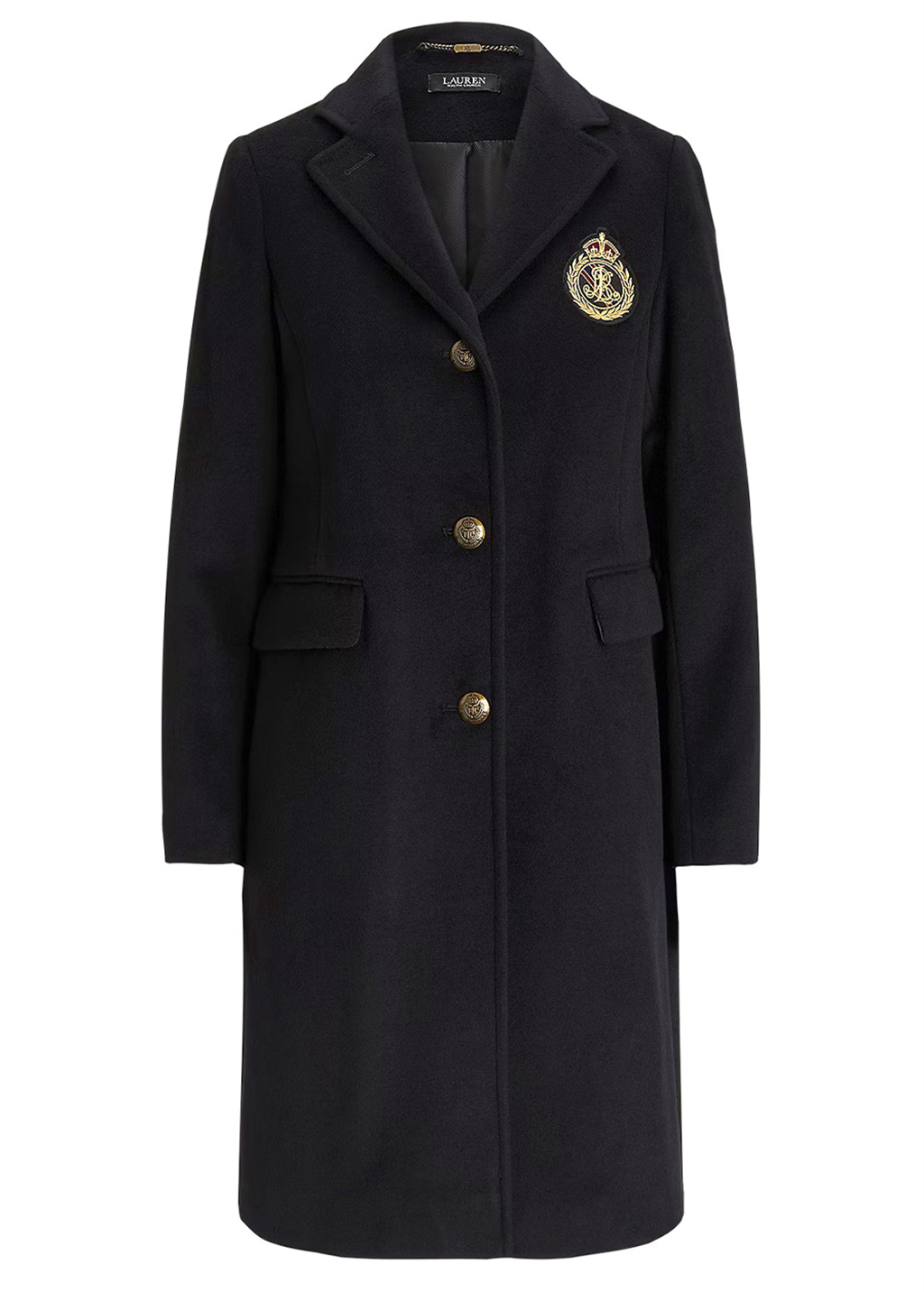 Γυναικείο Παλτό Μαύρο Ralph Lauren 297958509001-BLACK