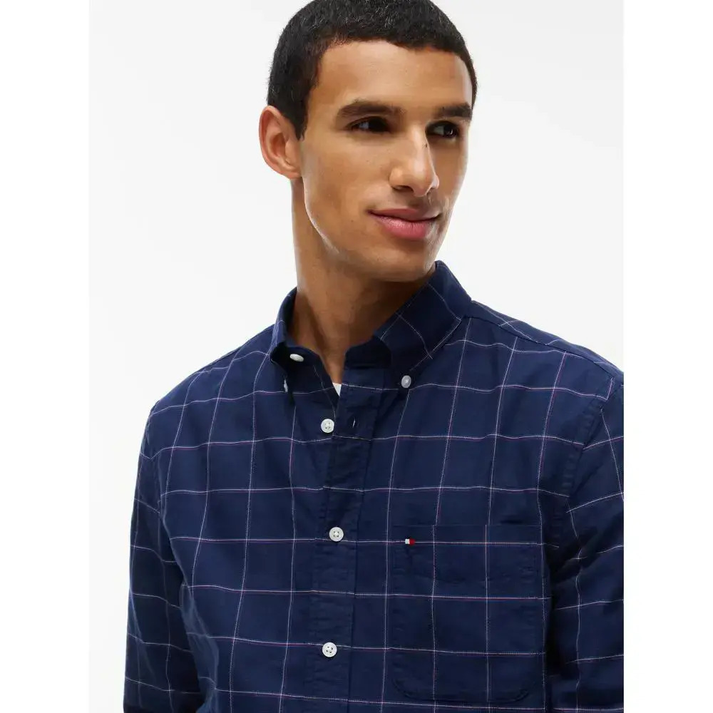 Ανδρικό Πουκάμισο Navy Μπλε Tommy Hilfiger MW0MW44574-0MS