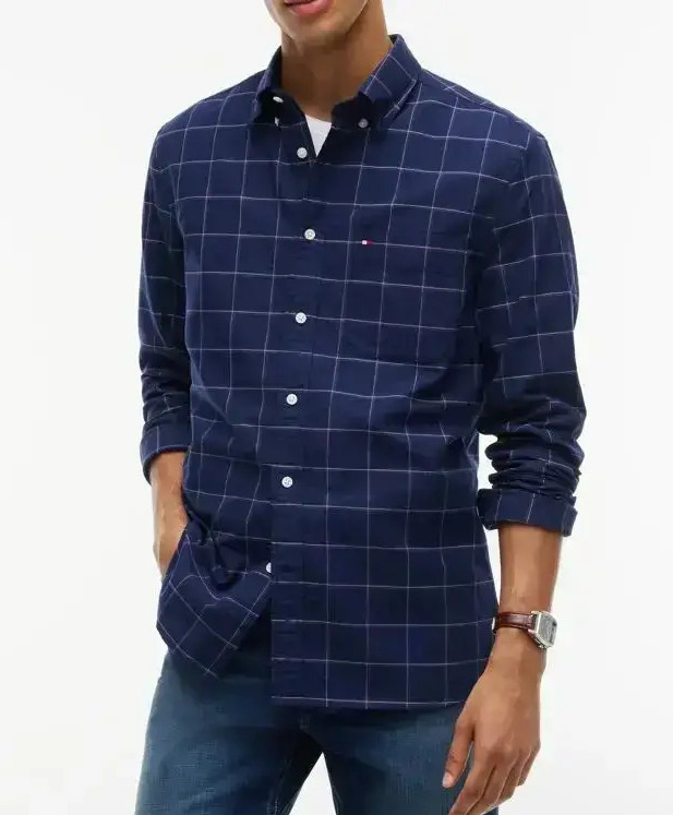 Ανδρικό Πουκάμισο Navy Μπλε Tommy Hilfiger MW0MW44574-0MS