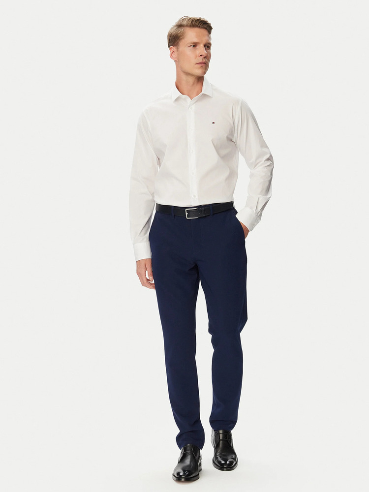 Ανδρικό Πουκάμισο Λευκό Tommy Hilfiger MW0MW45307-YBR