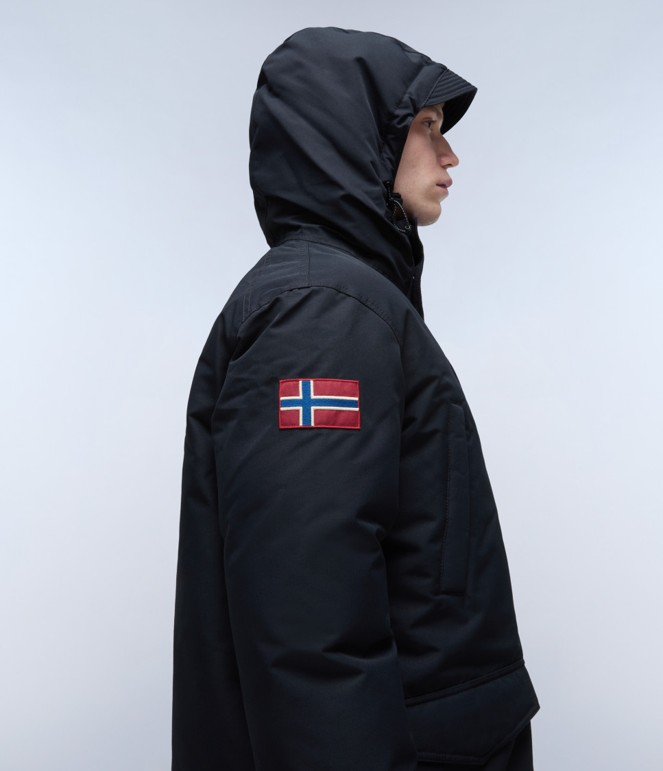 Ανδρικό Cornier Parka Μαύρο Napapijri NP0A892J-9411