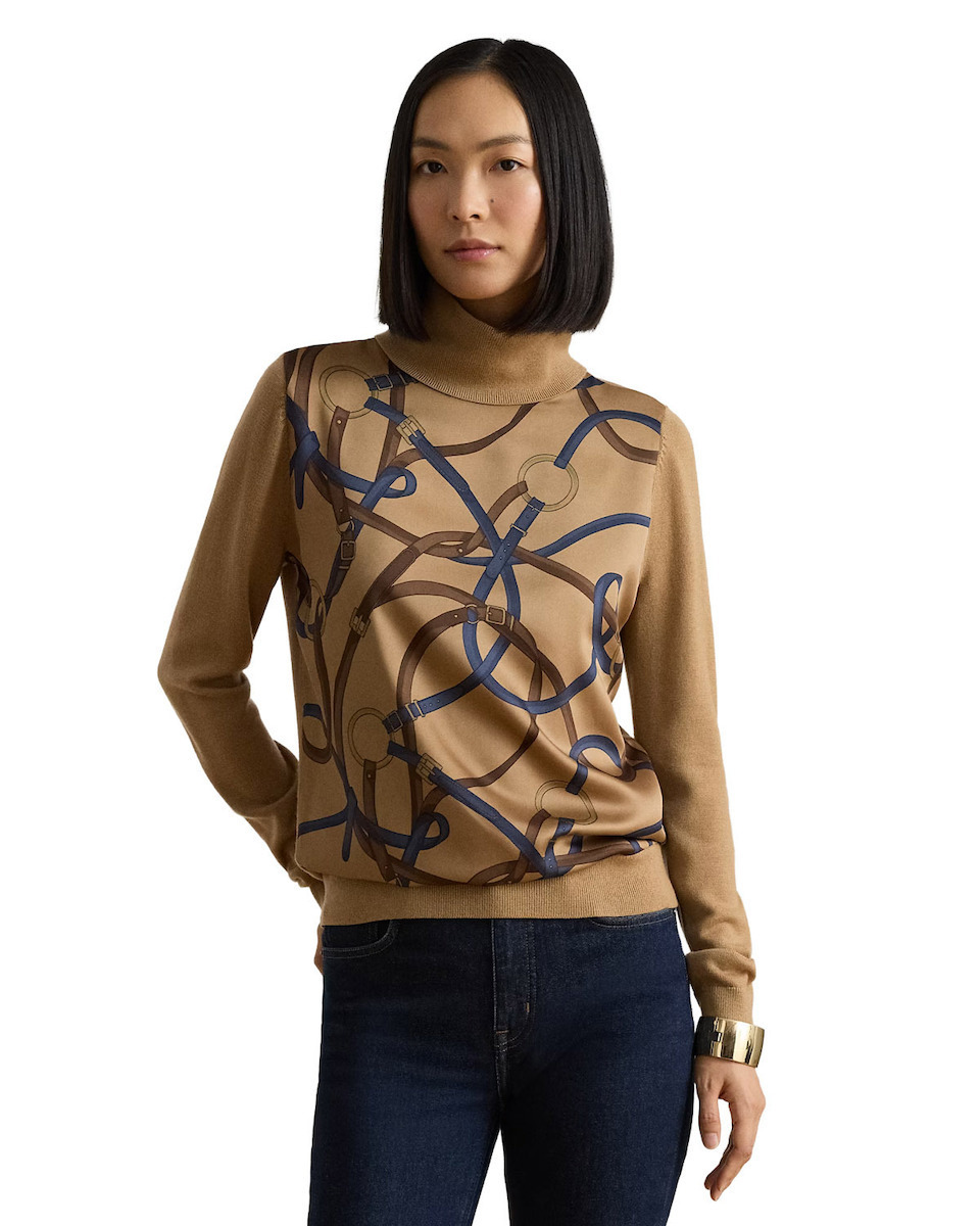 Γυναικείο Πουλόβερ Καφέ Ralph Lauren 200B27532001-CAMEL