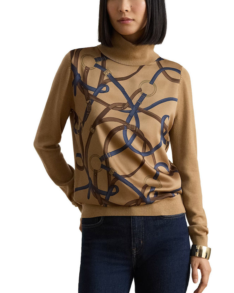 Γυναικείο Πουλόβερ Καφέ Ralph Lauren 200B27532001-CAMEL