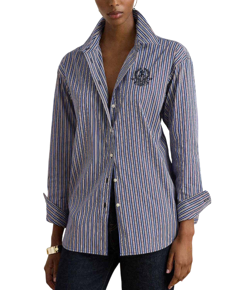 Γυναικείο Ριγέ Πουκάμισο Ralph Lauren 200B27664001-NAVY