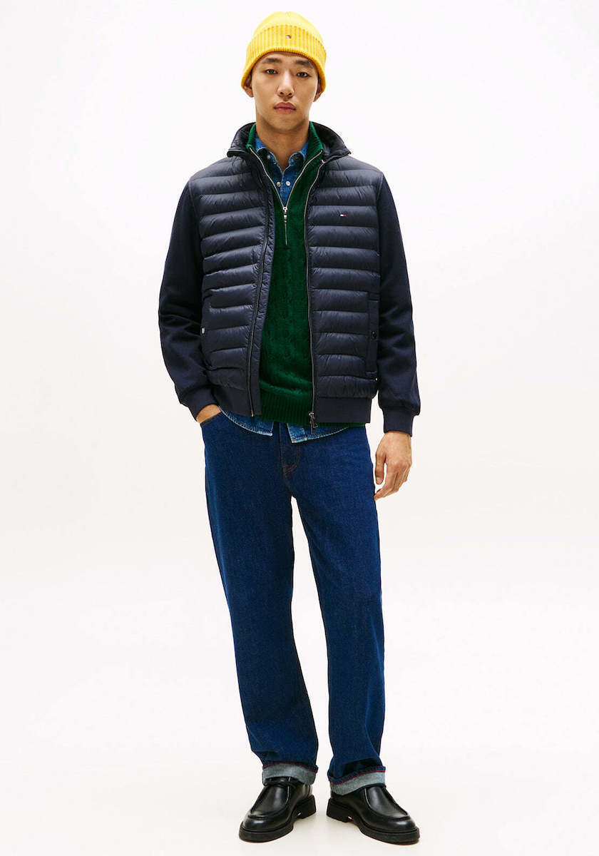 Ανδρικό Μπουφάν Navy Μπλε Tommy Hilfiger MW0MW41329-DW5