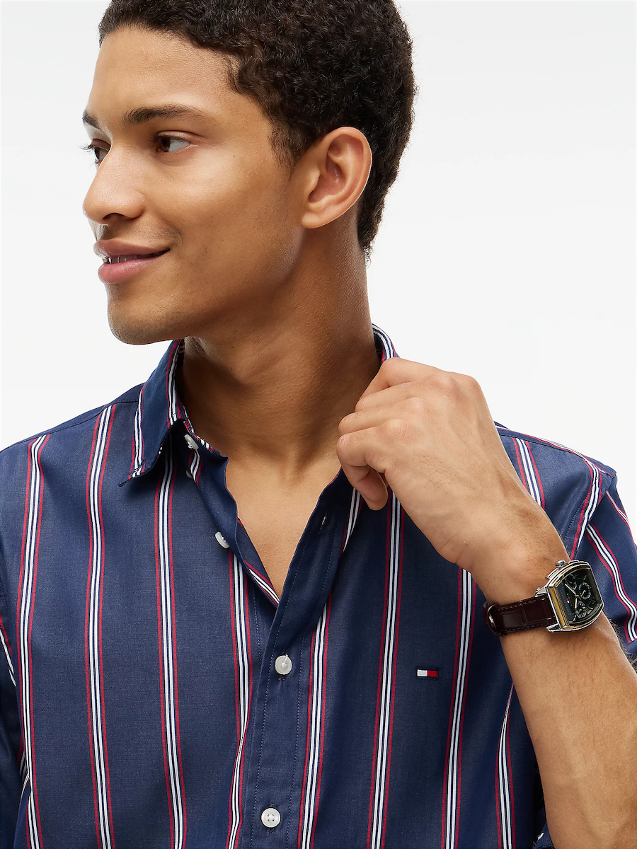 Ανδρικό Πουκάμισο Navy Μπλε Tommy Hilfiger MW0MW44588-0MS
