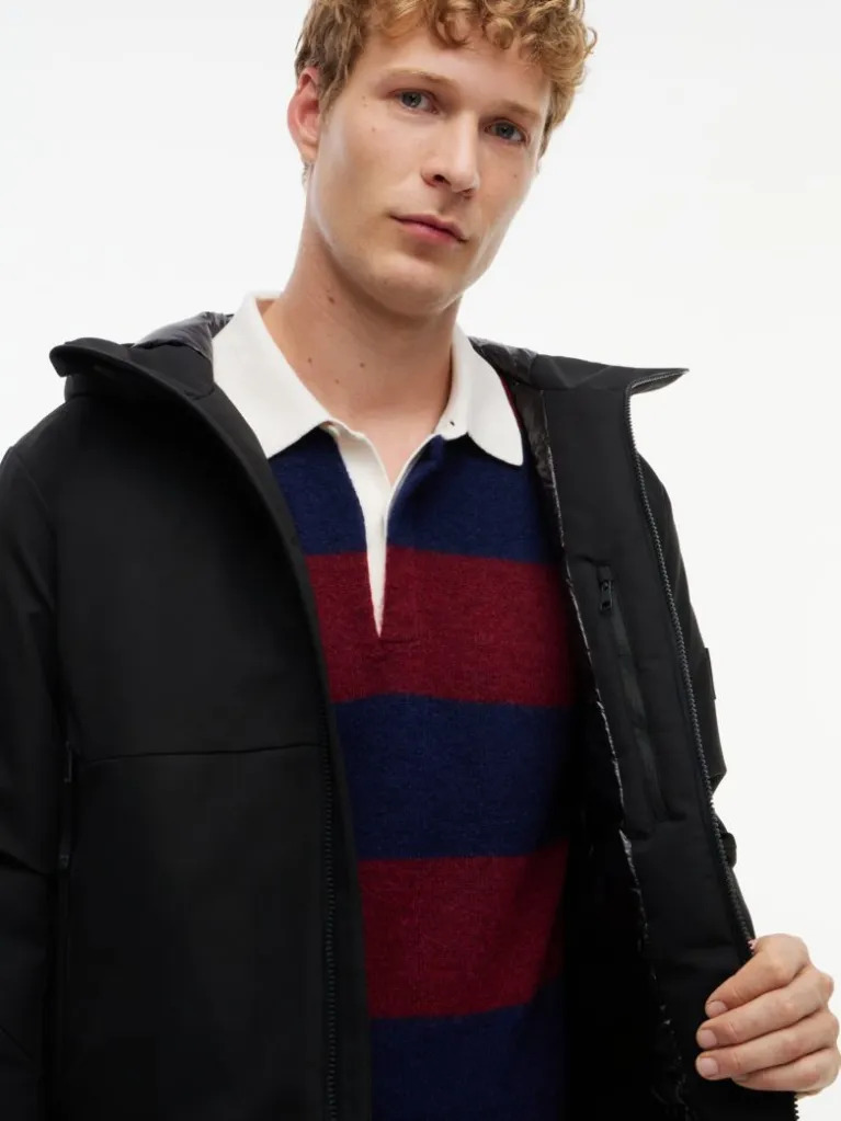 Ανδρικό Μπουφάν Μαύρο Tommy Hilfiger MW0MW44978-BDS